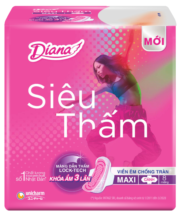 Diana Siêu Thấm Maxi Cánh